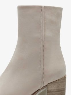 Tamaris Bottine En Cuir - Beige | Bottines