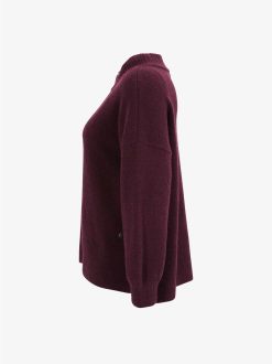 Tamaris Pull Tricote - Violet | Sweats Et Sweats A Capuche