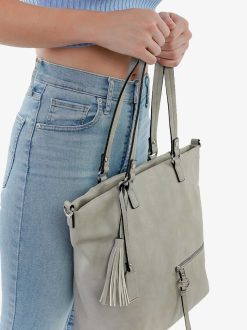 Tamaris Sac Shopping - Gris | Sacs Et Sacs A Dos