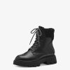 Tamaris Bottine En Cuir - Doublure Chaude Noire | Bottines