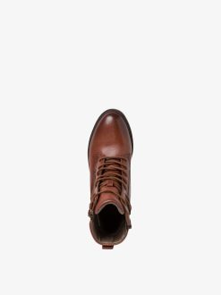 Tamaris Bottine En Cuir - Marron | Bottines