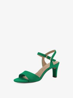 Tamaris Sandale A Talon - Vert | Des Sandales