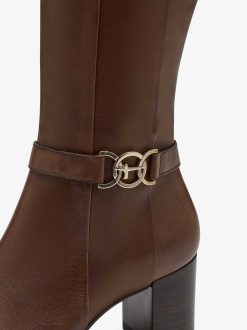 Tamaris Bottine En Cuir - Marron | Bottines