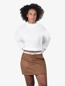 Tamaris Ceinture En Cuir - Beige | Ceintures