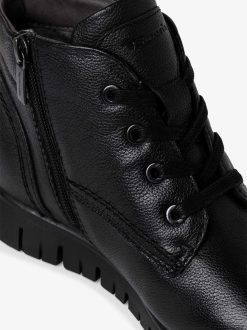 Tamaris Bottine En Cuir - Noir | Bottines