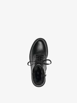 Tamaris Bottine En Cuir - Doublure Chaude Noire | Bottines