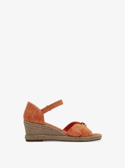 Tamaris Sandale A Talon - Orange | Des Sandales