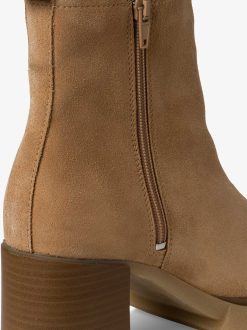 Tamaris Bottine En Cuir - Marron | Bottines