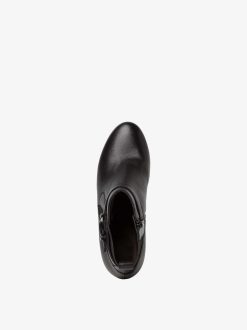 Tamaris Bottine En Cuir - Noir | Bottines