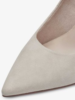 Tamaris Escarpins En Cuir - Beige | Pompes