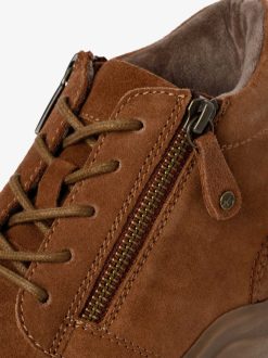 Tamaris Bottine En Cuir - Marron | Bottines