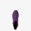 Tamaris Bottine Chelsea En Cuir - Violet | Bottines