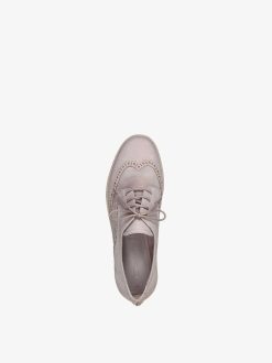 Tamaris Chaussures Basses En Cuir - Gris | Chaussures Basses Et Pantoufles