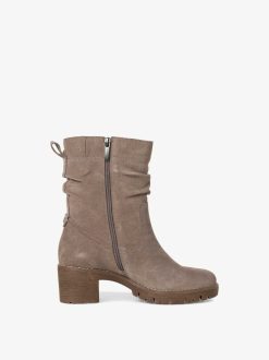 Tamaris Bottine En Cuir - Marron | Bottines