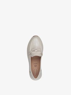 Tamaris Babouche En Cuir - Beige | Chaussures Basses Et Pantoufles