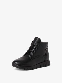 Tamaris Bottine En Cuir - Noir | Bottines