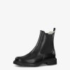 Tamaris Bottine En Cuir - Doublure Chaude Noire | Bottines