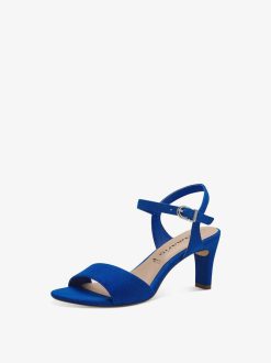 Tamaris Sandale A Talon - Bleu | Des Sandales