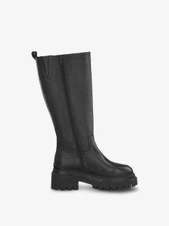 Tamaris Bottes En Cuir - Noir | Bottes