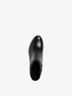 Tamaris Bottine En Cuir - Noir | Bottines