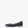 Tamaris Ballerine En Cuir - Bleu | Ballerines