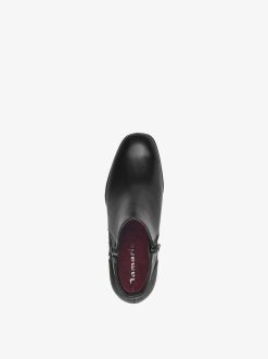 Tamaris Bottine En Cuir - Noir | Bottines