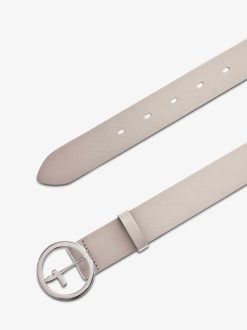 Tamaris Ceinture En Cuir - Beige | Ceintures