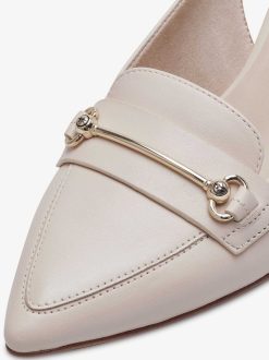 Tamaris Escarpins A Bride En Cuir - Beige | Pompes