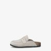 Tamaris Mule En Cuir - Beige | Mules