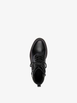 Tamaris Bottine En Cuir - Noir | Bottines