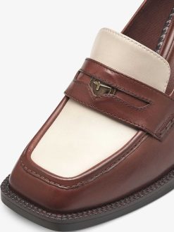 Tamaris Trotteur En Cuir - Marron | Chaussures Basses Et Pantoufles