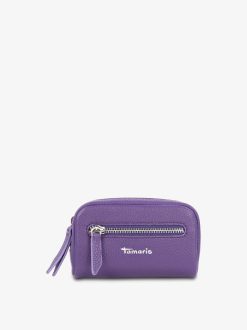 Tamaris Etui A Cles En Cuir - Violet | Sacs Et Sacs A Dos