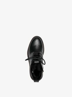 Tamaris Bottine En Cuir - Doublure Chaude Noire | Bottines