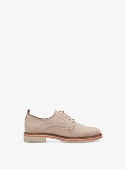 Tamaris Chaussures Basses En Cuir - Beige | Chaussures Basses Et Pantoufles