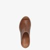 Tamaris Mule En Cuir - Marron | Mules