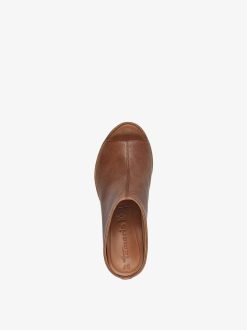 Tamaris Mule En Cuir - Marron | Mules