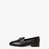 Tamaris Babouche En Cuir - Noir | Chaussures Basses Et Pantoufles