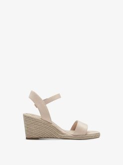 Tamaris Sandale A Talon - Beige | Des Sandales