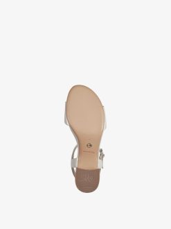 Tamaris Sandale A Talon - Beige | Des Sandales