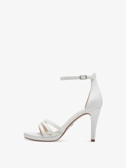 Tamaris Sandale A Talon - Blanc | Des Sandales